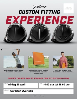 Titleist Fittingdag Golfbaan Overloon